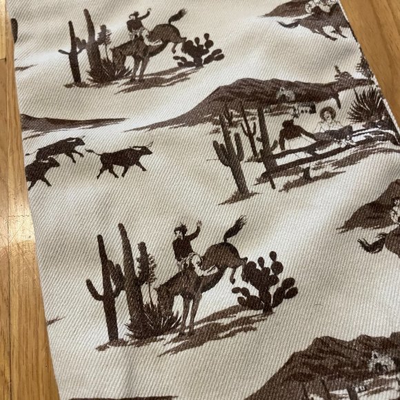 Reformation Senora High Rise Cowboy Print Jeans - Picture 2 of 5